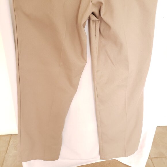 Dickies 874 Original Fit Flex Khaki Beige Straight Pants Size 34x32 - Picture 16 of 16